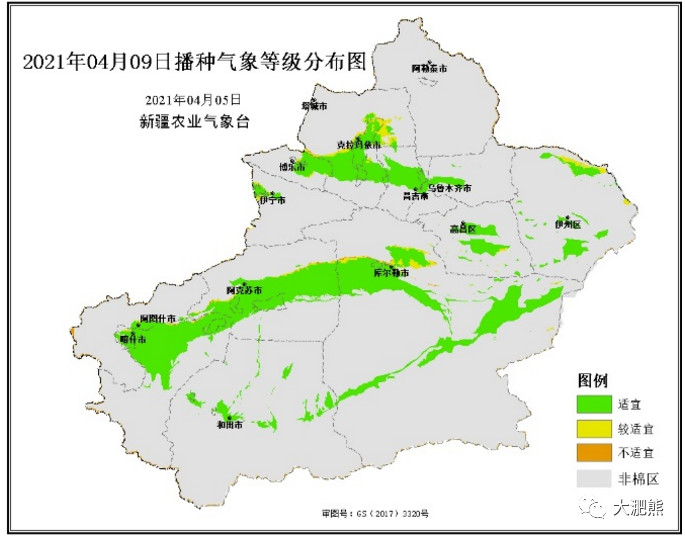 根据新疆兴农网信息中心(新疆农业气象台)发布的未来5天5*5km格点