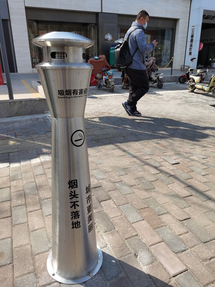 首批灭烟柱亮相省会街头 提升城市文明形象