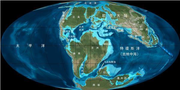 英国的一个海岸,这里是世界上唯一能展现地球近两亿年历史的地方