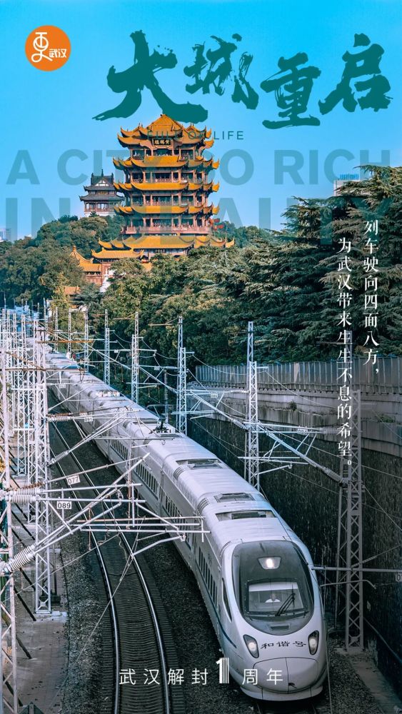 城迹|一大波海报来袭,见证武汉重启一周年