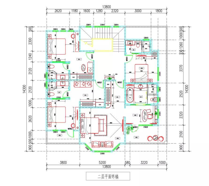 两层带堂屋农村别墅,经济实用,美观大方,你家不建真是