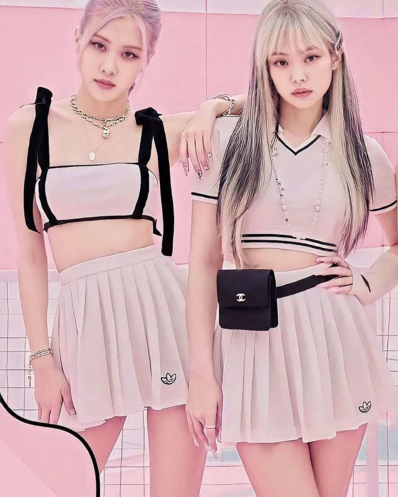 jennie&rosé肉泥cp美图