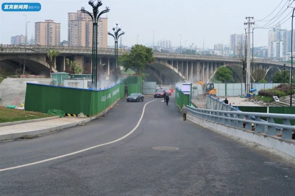 宜宾车主注意!岷江桥上桥方式有变,新建匝道,隧道