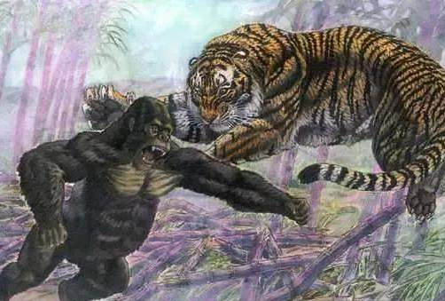 重达千斤的远东巨虎,三米高巨猿,盘点外形奇异的八种动物