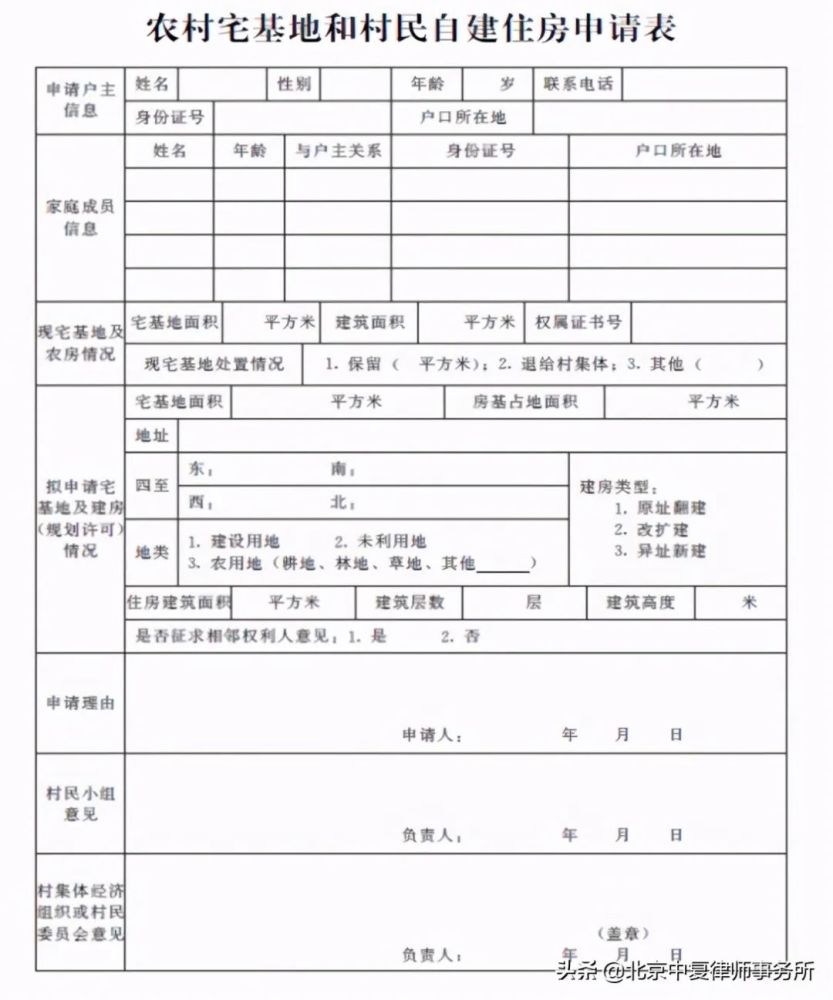 步骤一:向村民小组提出宅基地和建房书面申请; 在这个申请过程中