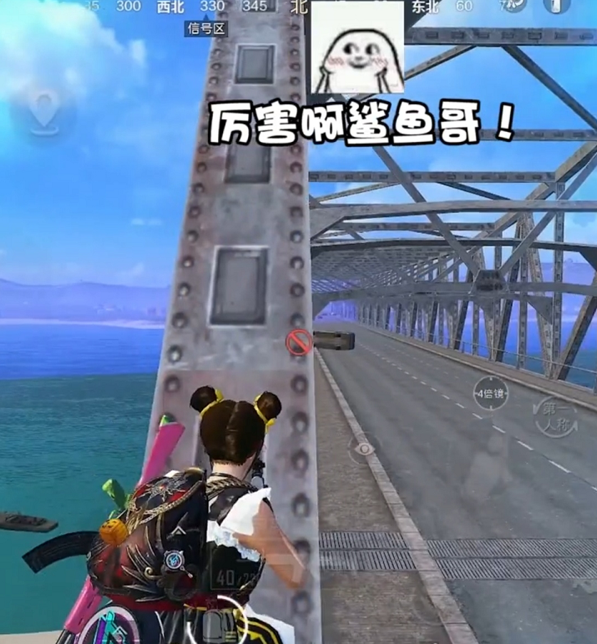 和平精英:虎牙鲨鱼一发手雷,竟收获小迷弟芳心?大佬这次怒了