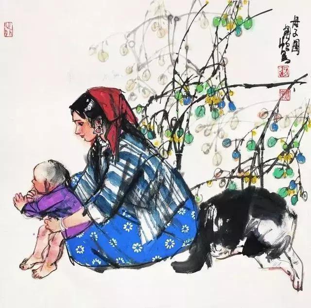 中国当代著名人物画家史国良作品赏析