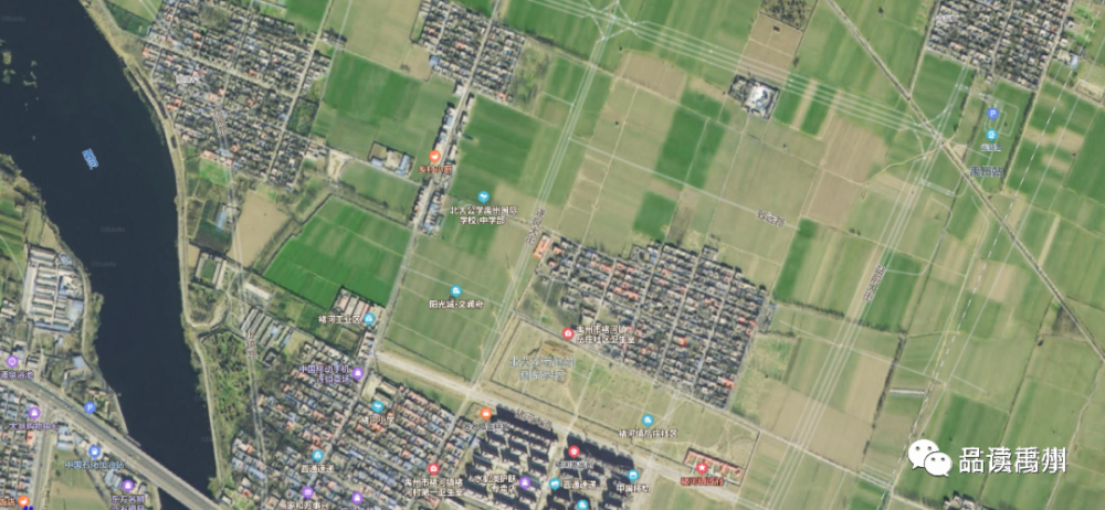 上述两幅地块 均位于禹州市高铁新城片区内 周边有北大公学,禹州高铁