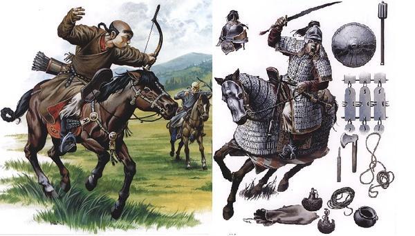 蒙古骑兵装备图