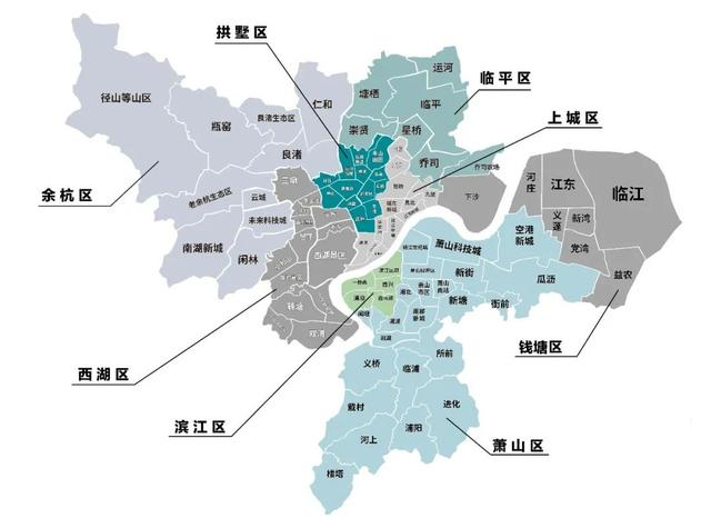 杭州官宣落地了八区重新洗牌谁是最大赢家