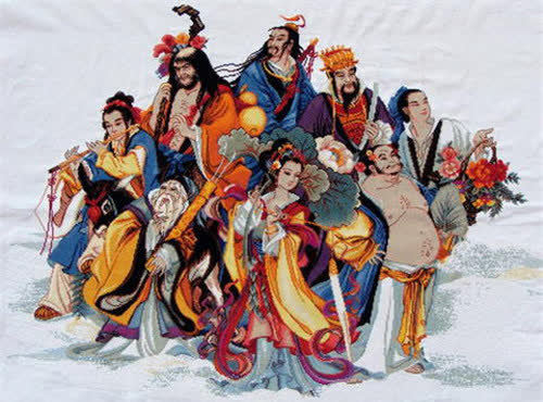 中国神话传说中的上八仙,中八仙,下八仙,诸葛亮属于哪