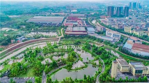 鸟瞰西部(重庆)科学城(璧山)乘风破浪正坦途