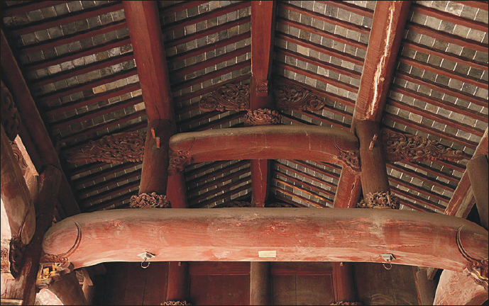 洪氏支祠(敬本堂)始建在嘉靖三十三年(公元1554年,清嘉庆十二年(1807