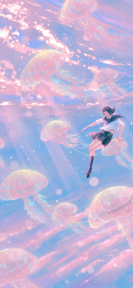 梦幻仙境美少女手机背景用了再也不想换壁纸