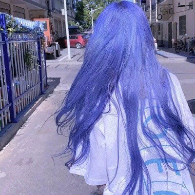 蓝色系仙女头像|"迷失在森林的小鹿"