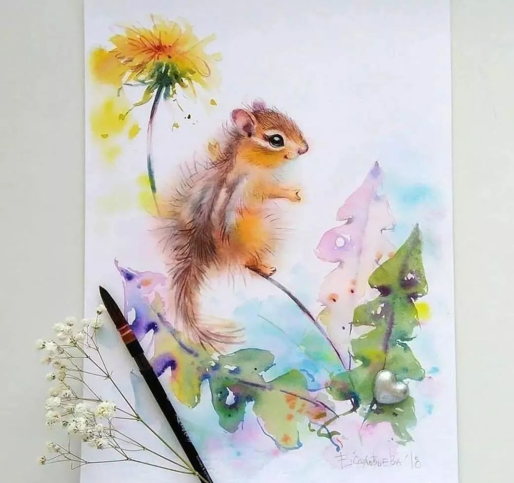 动物水彩|插画