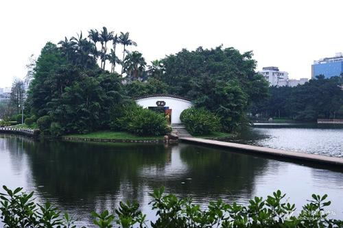 广州流花湖公园,堪称市区桃花源