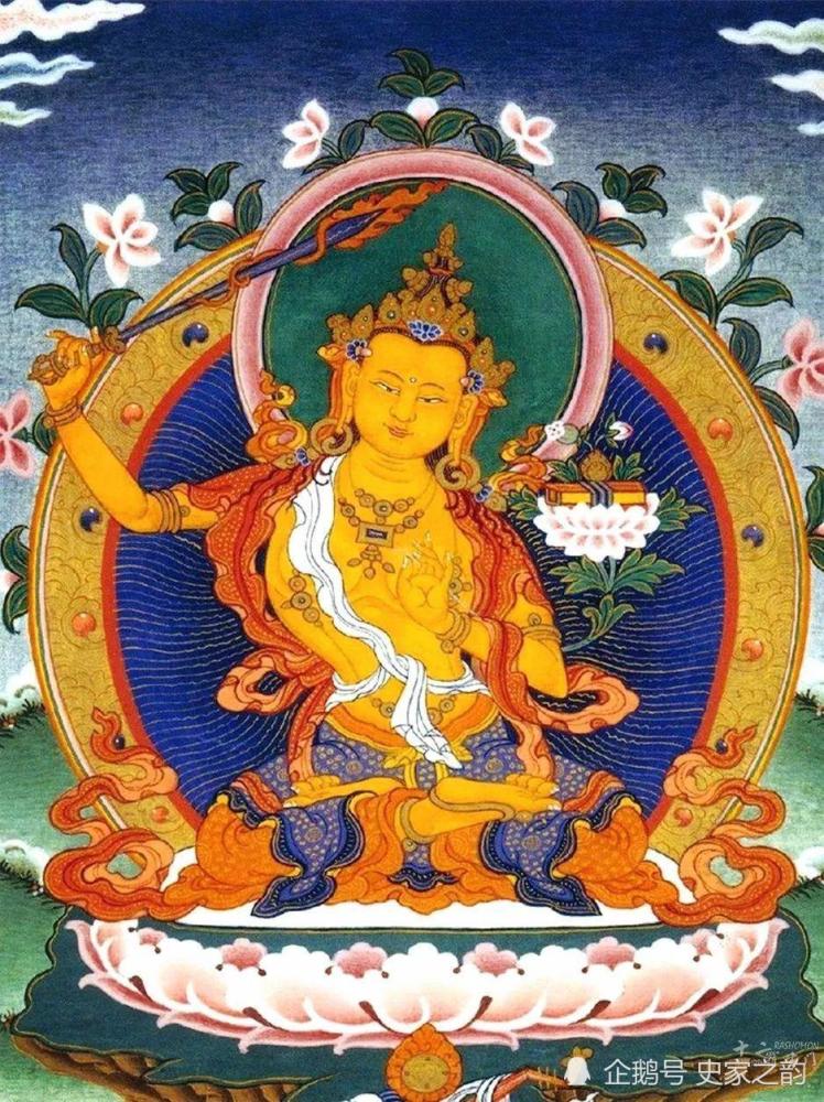 文殊菩萨在佛教诸菩萨中最聪明,他有哪五种化身?有哪七种智慧?