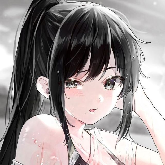 招桃花动漫温柔女生头像超可爱95
