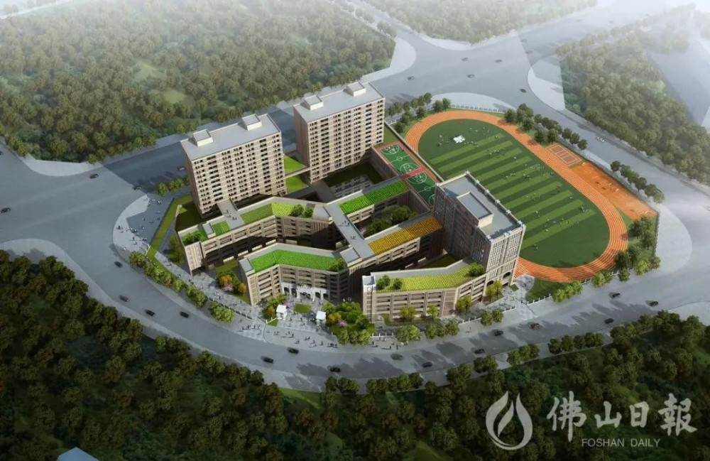 华英新城实验学校,佛山九小新校区最新进展,规划图来了