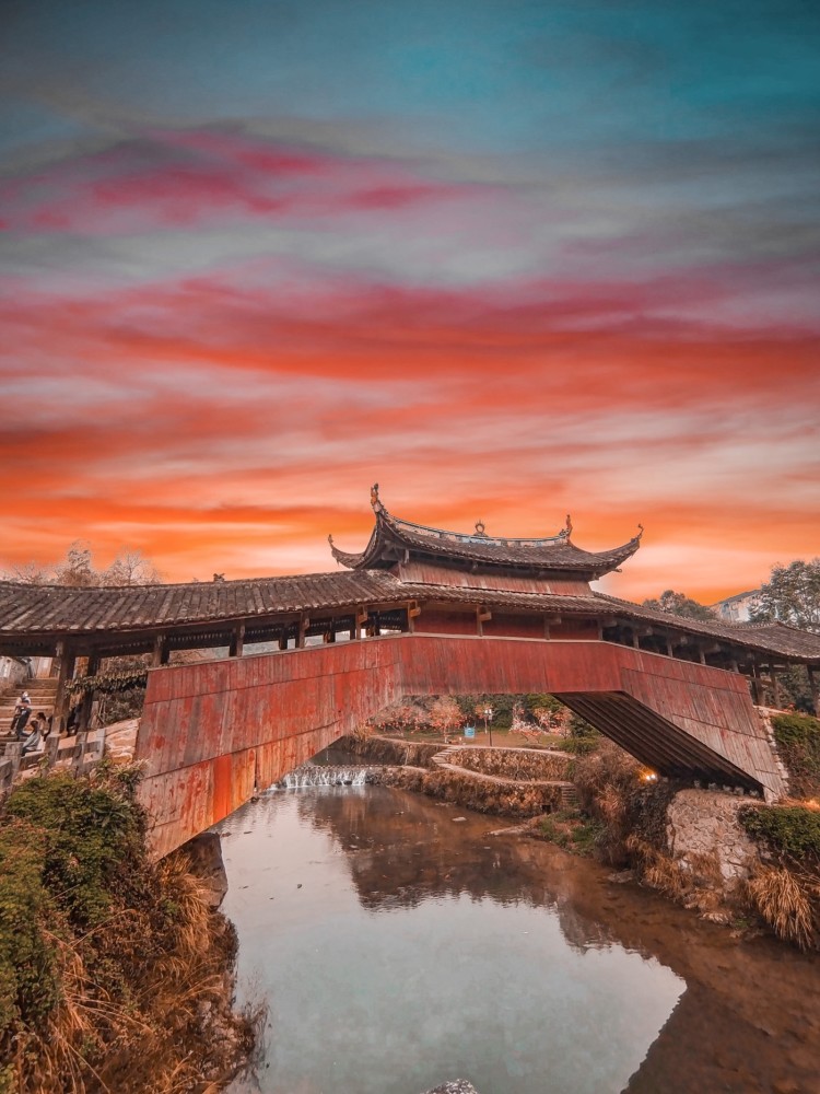 温州旅行|泰顺溪东桥|"世界最美廊桥"泰顺廊桥又称"虹桥