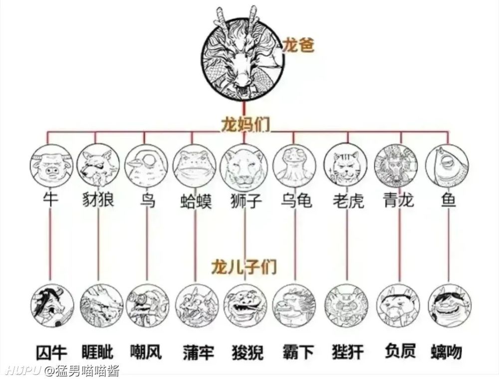 亮回复龙生九子为啥个个不一样原来是基因突变