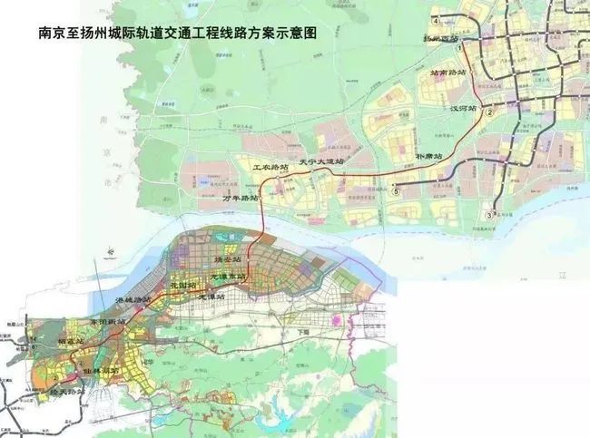 160km/h d型车!南京至扬州城际轨道交通工程环评公示