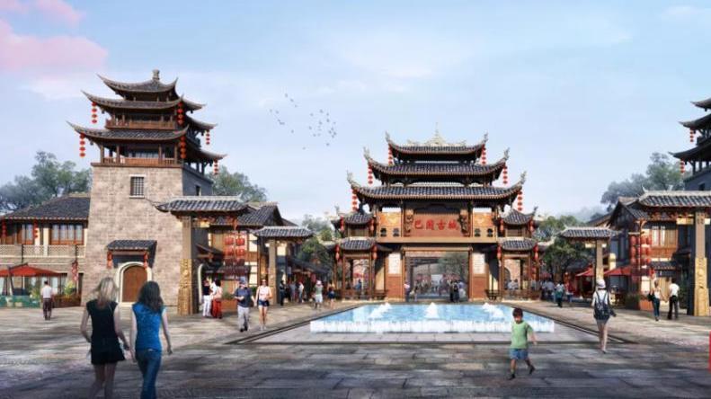 继龙潭水乡后,四川又添一"假古镇",投资30亿建设,选址大竹