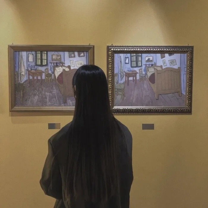 仙气飘飘背影女头