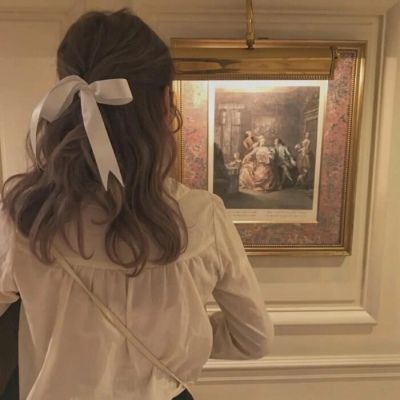 仙气飘飘背影女头