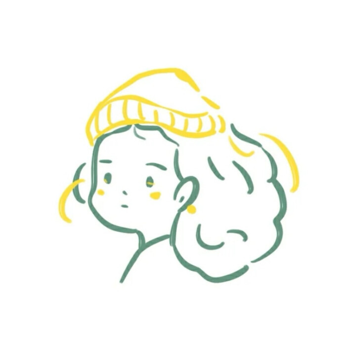 简笔画女孩|可爱系列