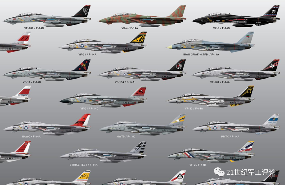史上最全雄猫f14战斗机经典涂装100例