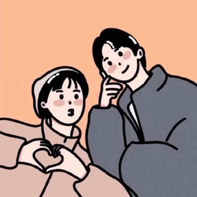 动漫情侣头像我们要并肩而立成为更好的人