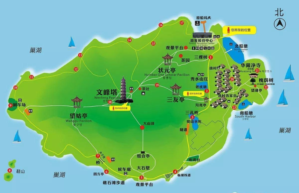 巢湖小岛姥山岛不是老山岛