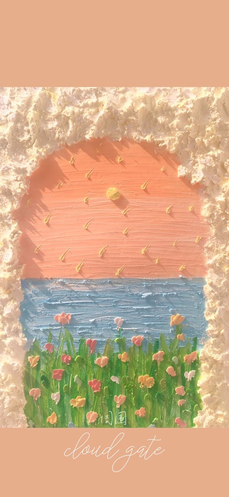 精选立体感油画风壁纸,像春色一样温柔养眼