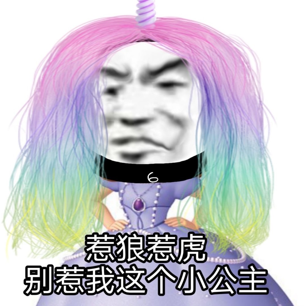 幽默表情包:别惹我这个小公主