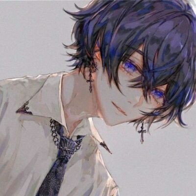 优质动漫男头 二次元 手绘 超酷男头