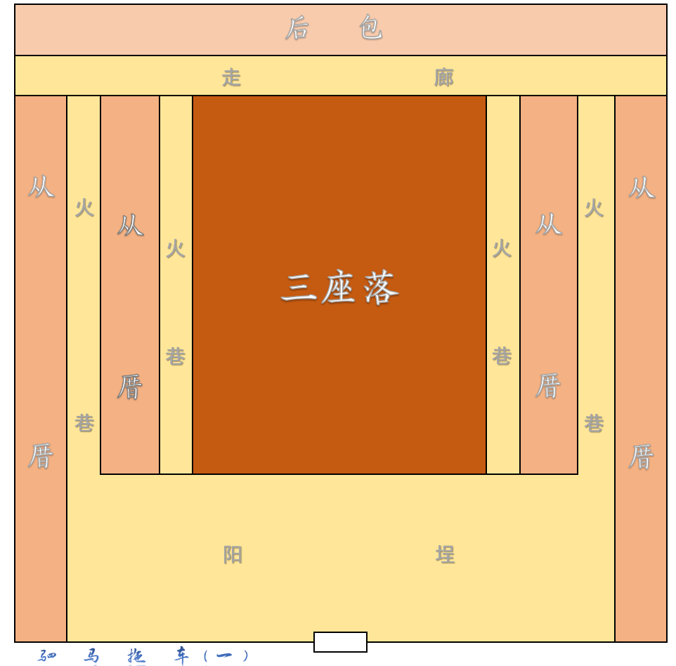 潮汕传统民居|驷马拖车建筑格局集锦