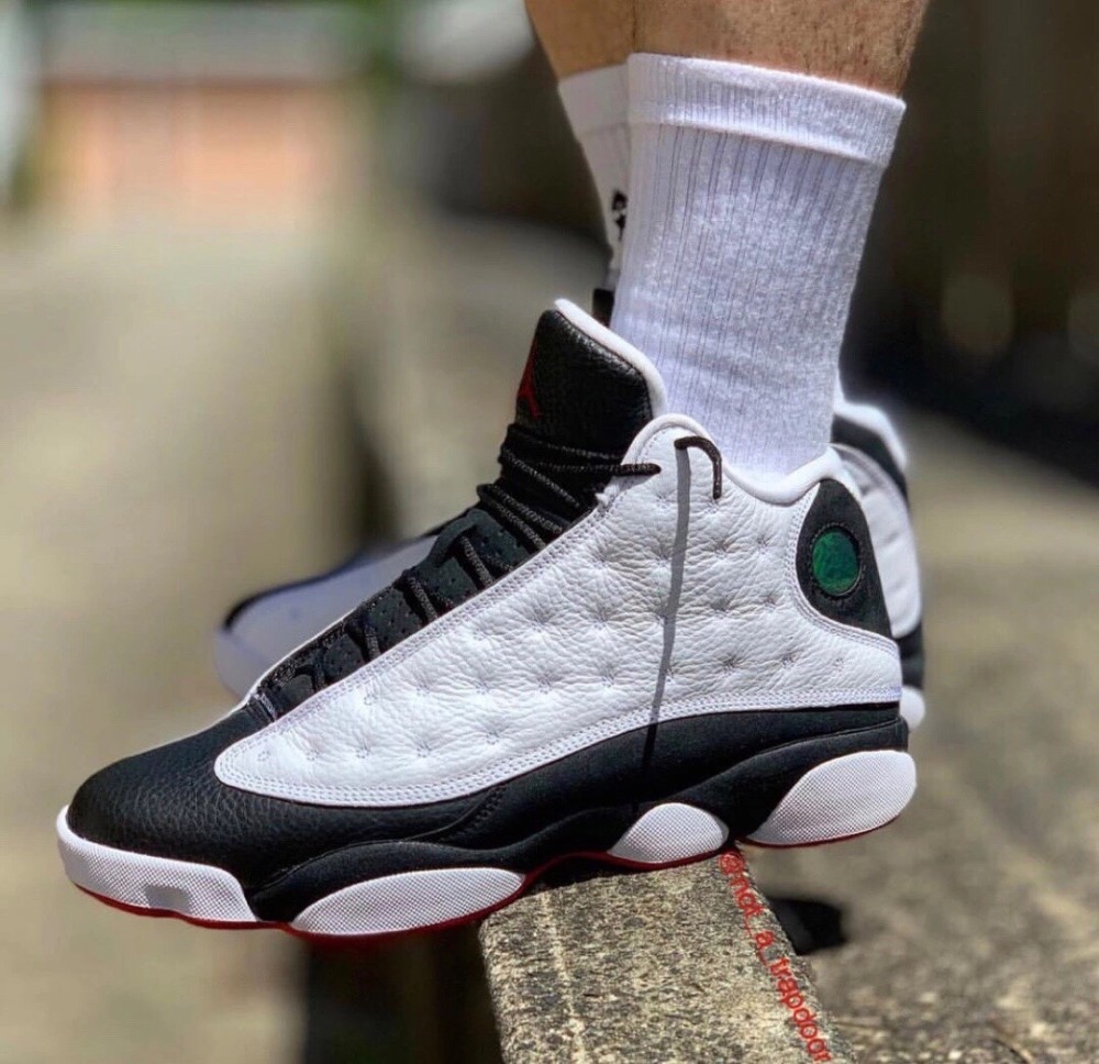 air jordan 13 熊猫 精选上脚