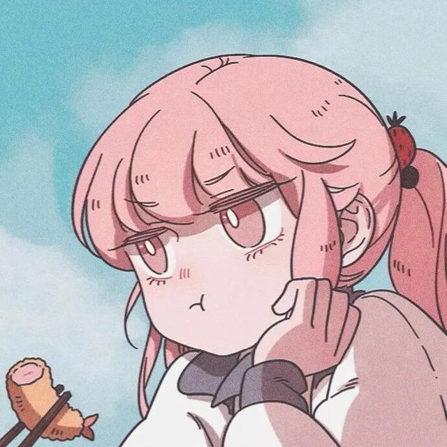 女生粉色漫画头像系列满足你的粉色少女心