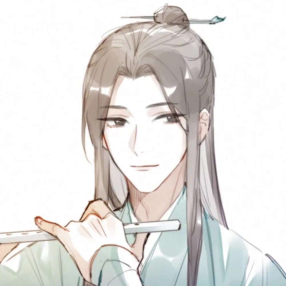 动漫古风男生头像 岁月静好 只盼共华发
