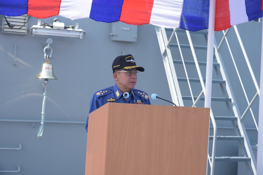 缅甸海军"海盾-2020"三位一体军演,潜艇,军舰和直升机齐出动