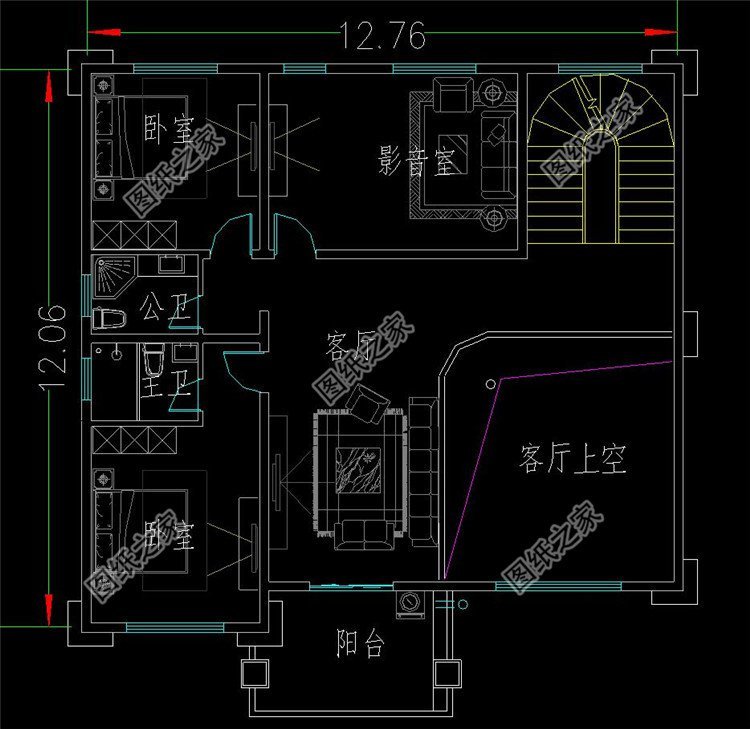 12米乘12米的三层自建房,方方正正,大气外露的设计