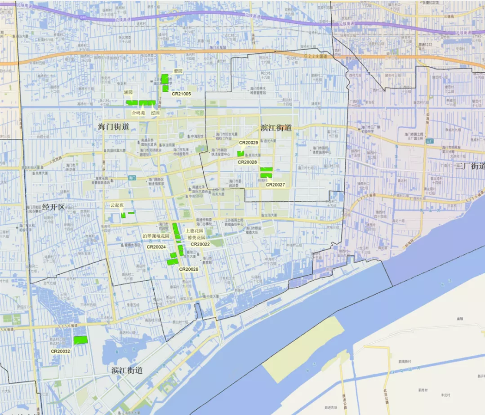 25公顷!海门区存量住宅分布图公布!