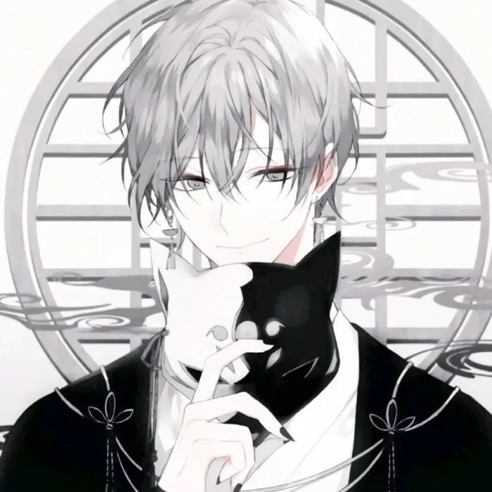 动漫男头|手绘插画风小众男生头像