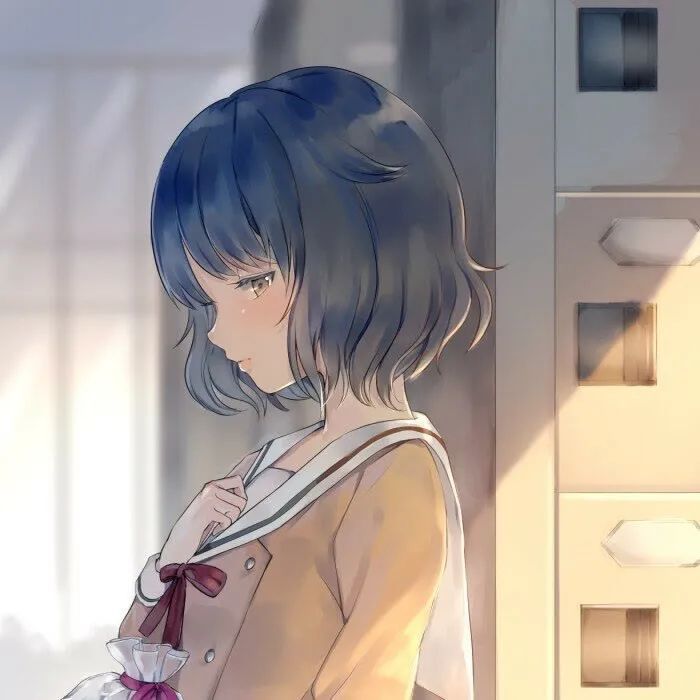 手绘风插画女头|小众动漫女生头像