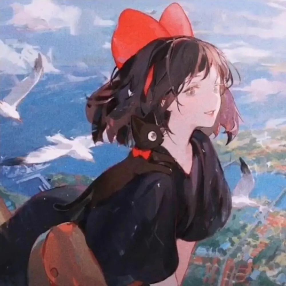 手绘风插画女头|小众动漫女生头像