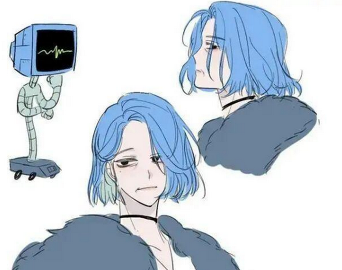 海绵宝宝可爱拟人痞老板老婆化身冷美人蟹老板帅呆了