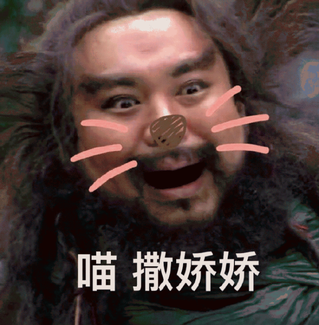 张飞糙汉子表情包,快来抱图!