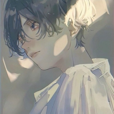 二次元超酷手绘男头